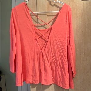 American Eagle flowy strappy top!
